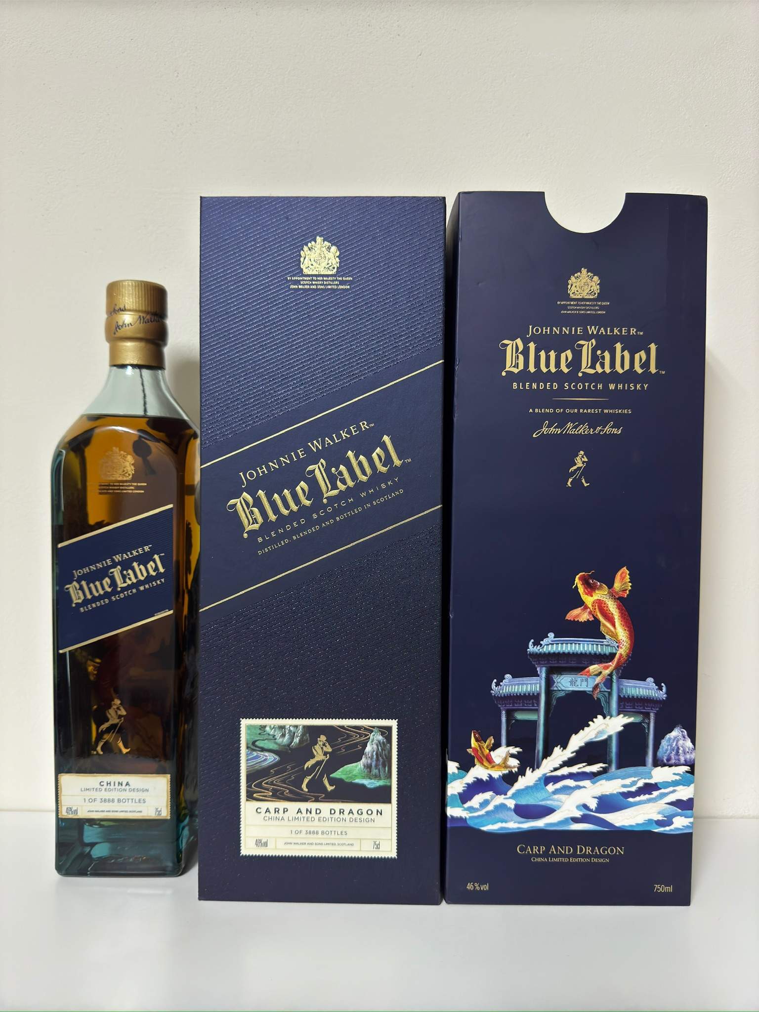 Blue Label Carp and Dragon